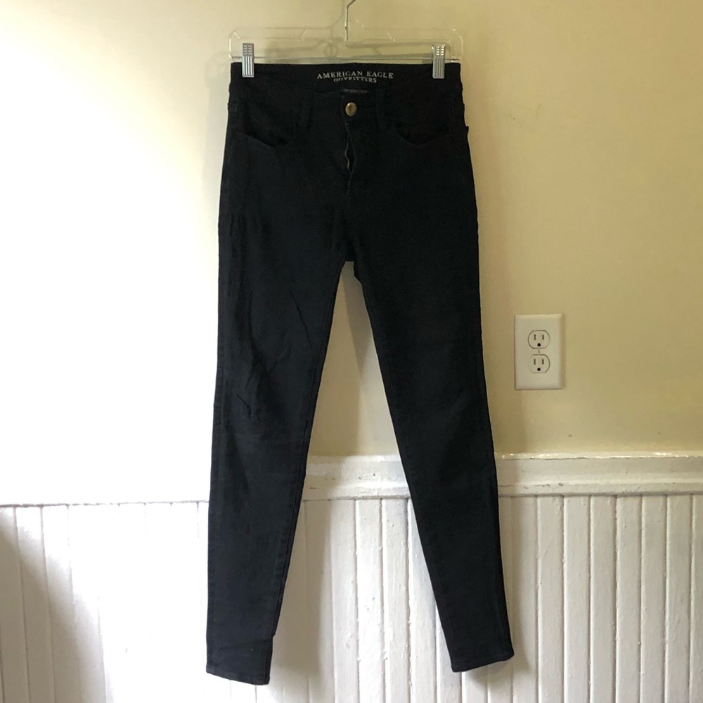 American Eagle Black Skinny Jeans
